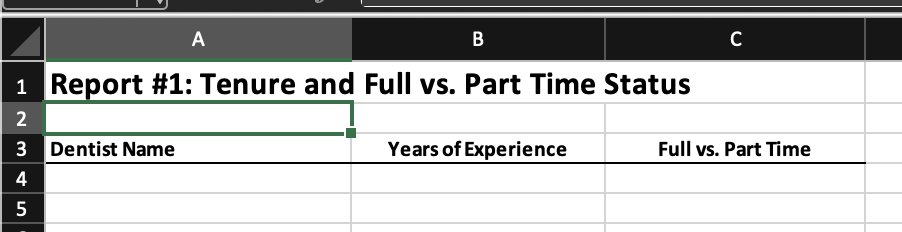 Dental Report Framework